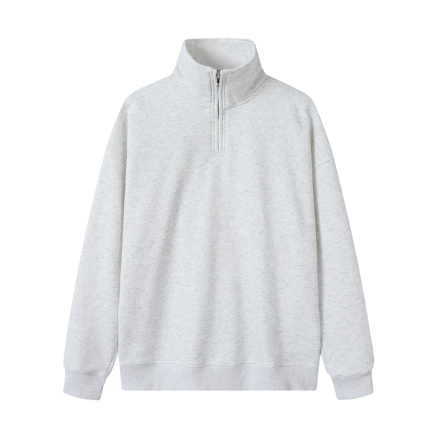 Sweat en coton, col montant