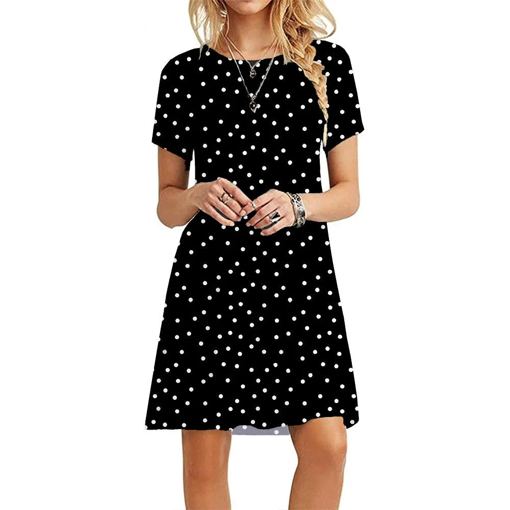 Mini robe Streetwear, robe d'été