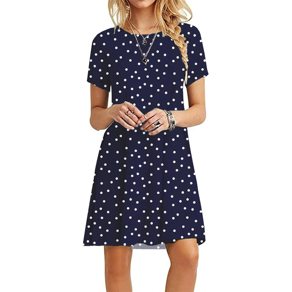 Mini robe Streetwear, robe d'été