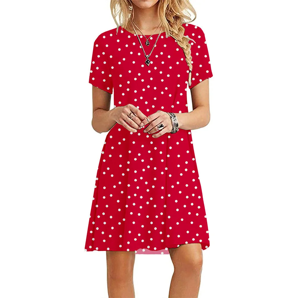Mini robe Streetwear, robe d'été