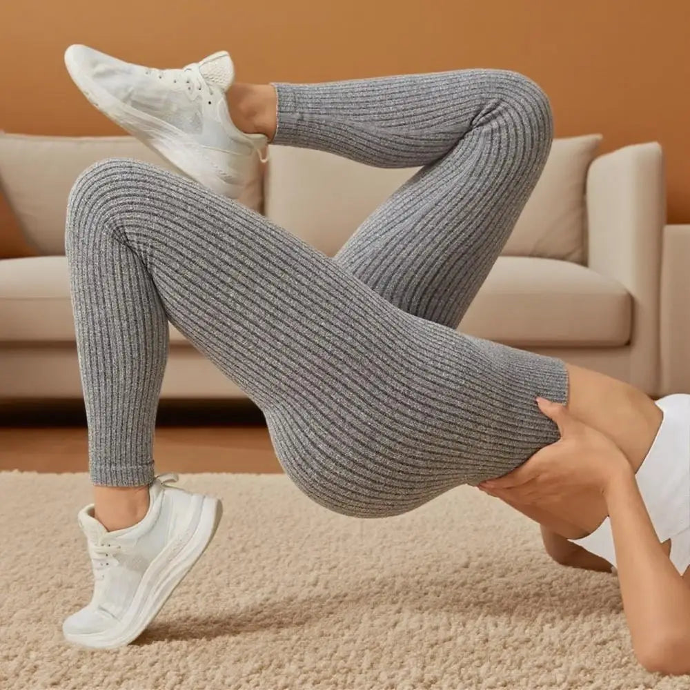Leggings taille haute, pantalons style Yoga