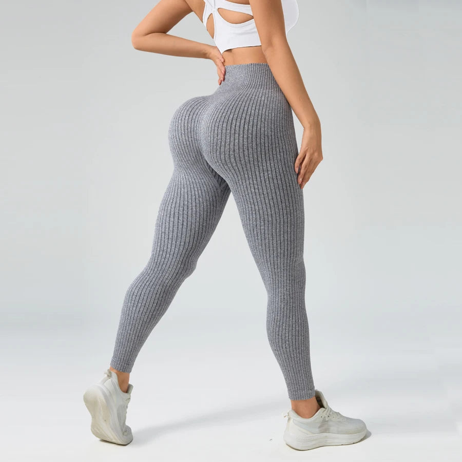 Leggings taille haute, pantalons style Yoga