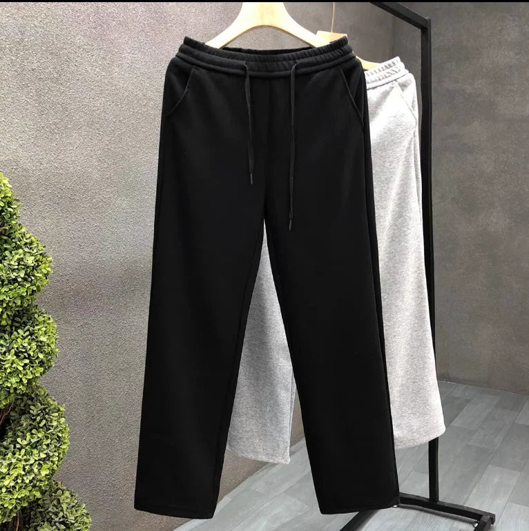 Pantalon de survêtement en coton gris nouvelle collection printemps