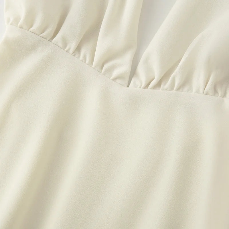 Robes longues Col en v  dos nu, Tenues de soirée