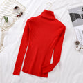 Pull en maille à col roulé , manches longues