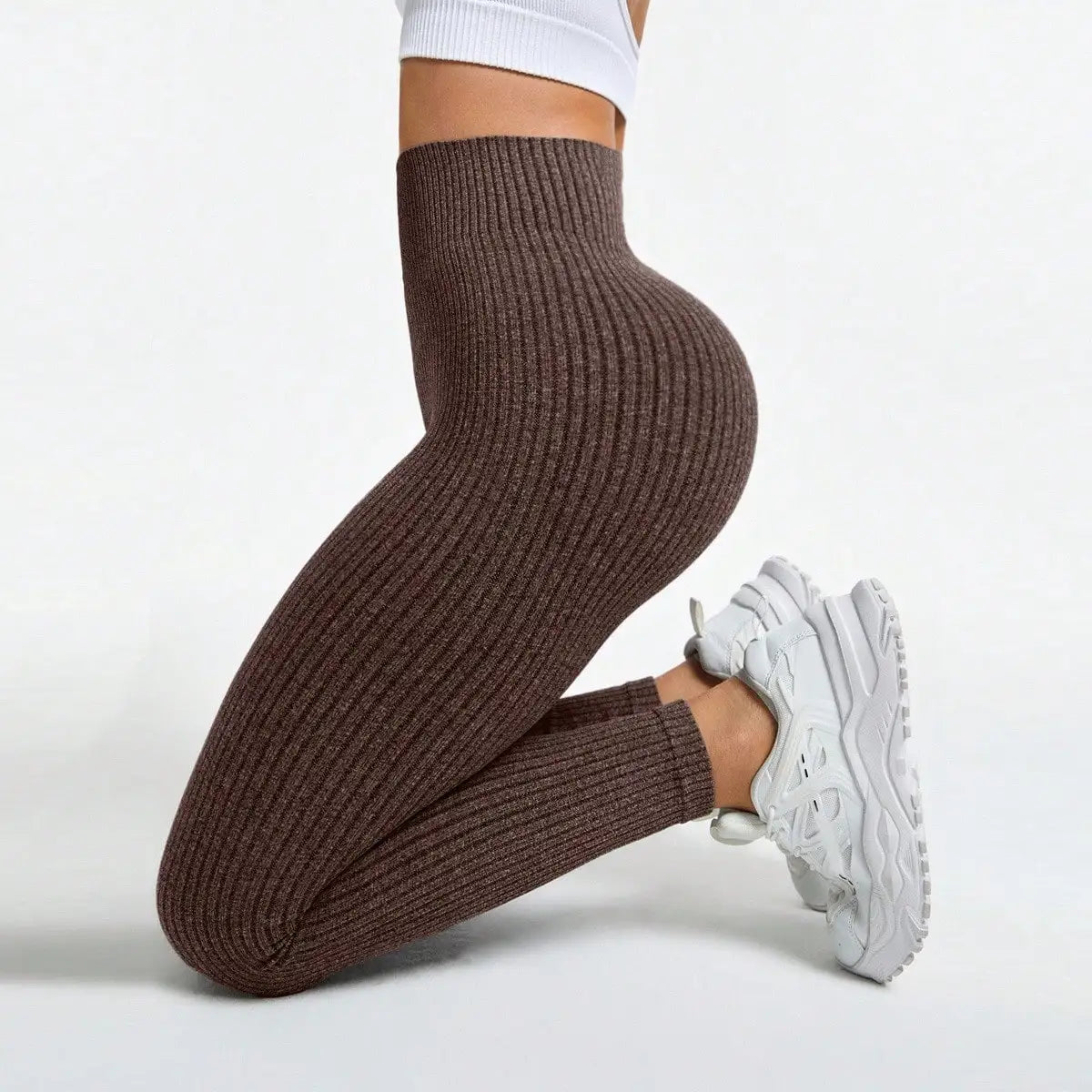 Leggings taille haute, pantalons style Yoga