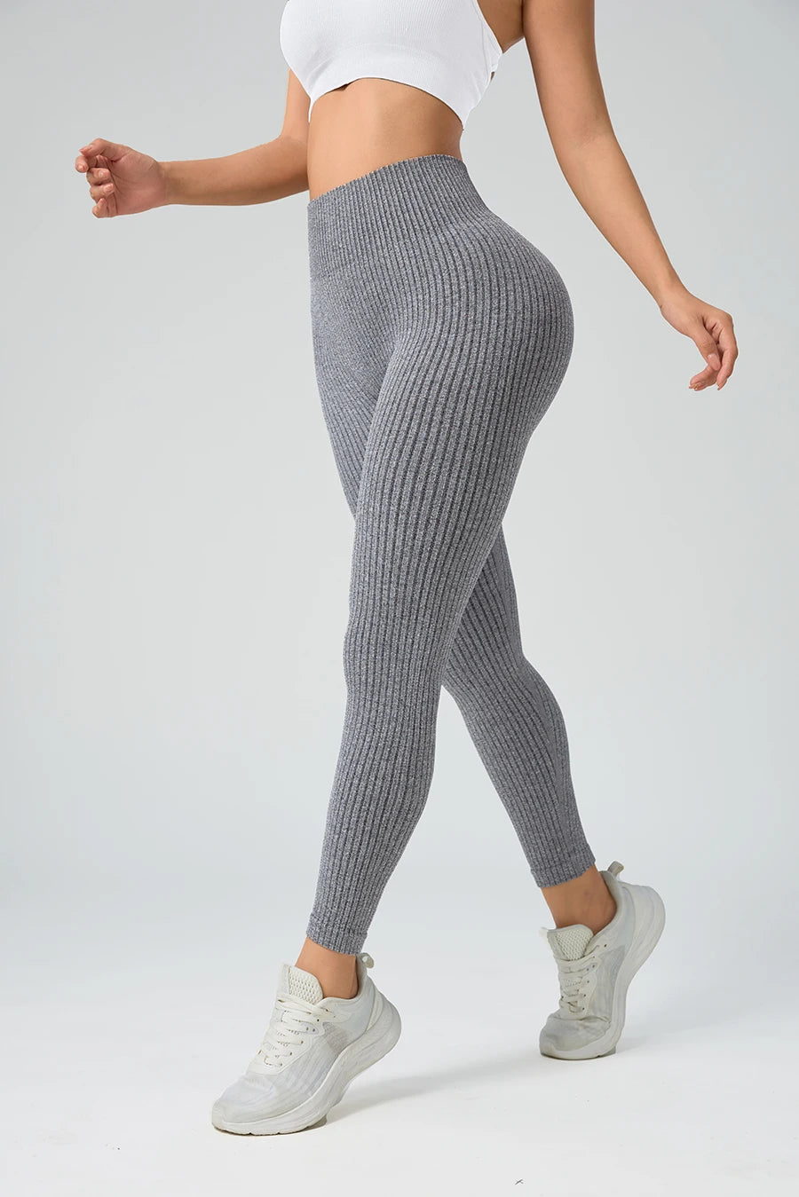 Leggings taille haute, pantalons style Yoga
