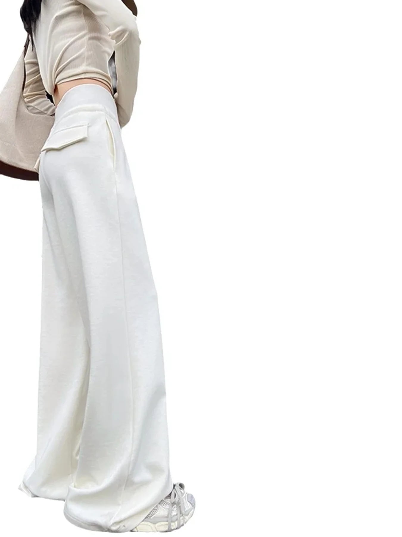 Pantalon  taille haute,