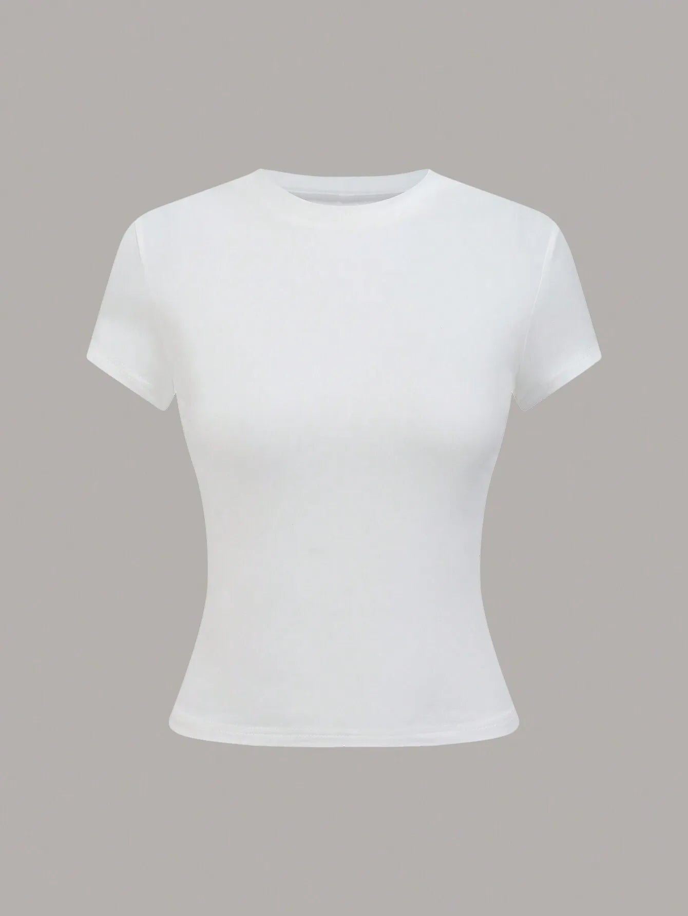 T-shirt à manches courtes, couleur unie