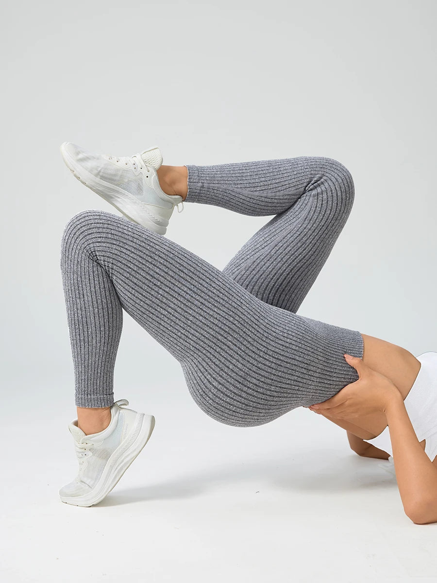 Leggings taille haute, pantalons style Yoga
