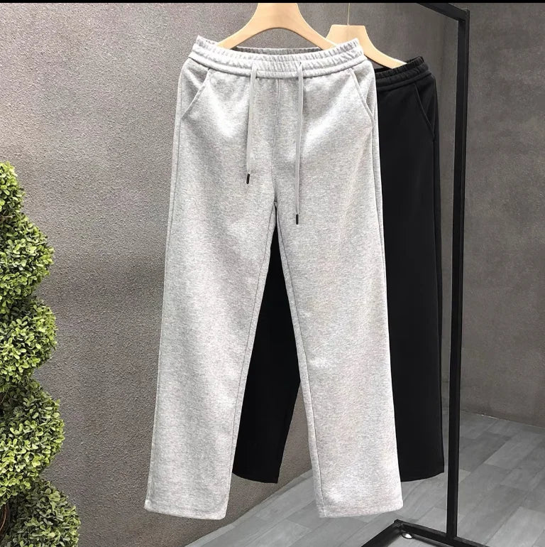 Pantalon de survêtement en coton gris nouvelle collection printemps