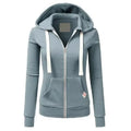 Sweat à capuche de sport fermeture éclair, pull en laine