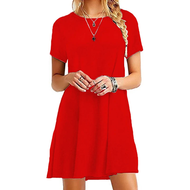 Mini robe Streetwear, robe d'été