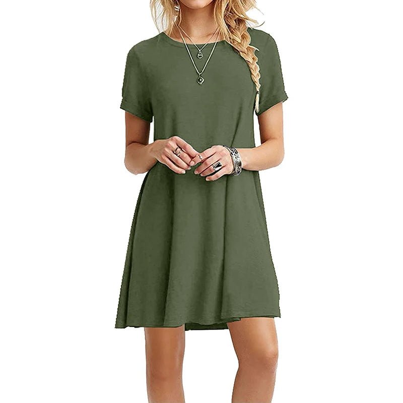Mini robe Streetwear, robe d'été