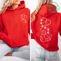 Sweat à capuche rouge- Nouvelle Collection