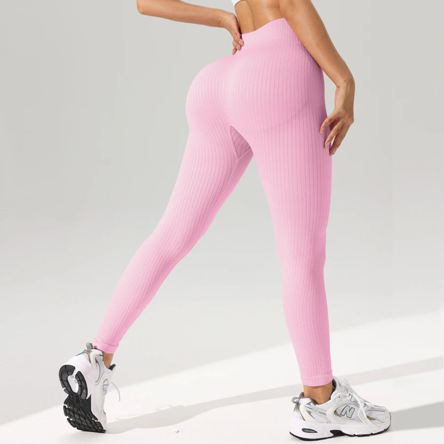 Leggings taille haute, pantalons style Yoga