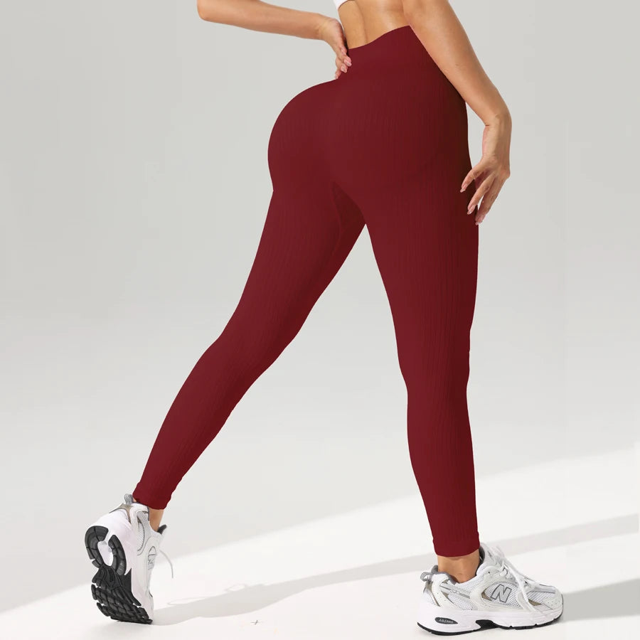 Leggings taille haute, pantalons style Yoga