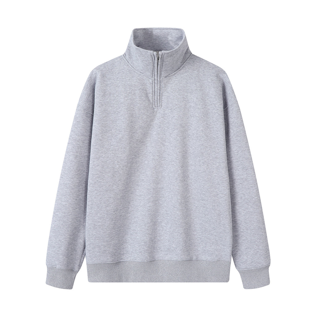 Sweat en coton, col montant